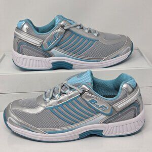 ORTHOFEET 973 Bio Fit Verve 11.5 Turquois Gel Tie-less Orthotic Comfort Sneakers